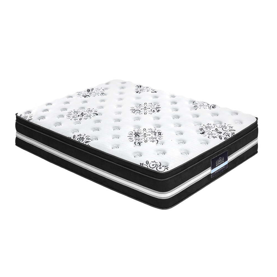 NNEDSZ Bedding Donegal Euro Top Cool Gel Pocket Spring Mattress 34cm Thick – King-0