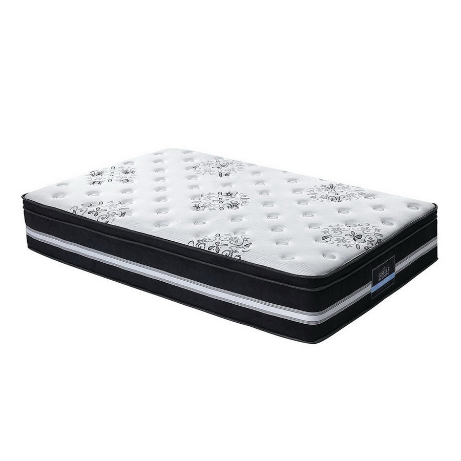 NNEDSZ Bedding Donegal Euro Top Cool Gel Pocket Spring Mattress 34cm Thick ? Single-0