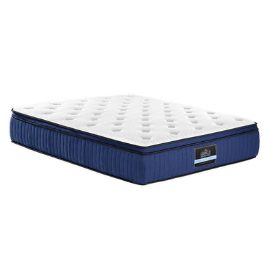 NNEDSZ Bedding Franky Euro Top Cool Gel Pocket Spring Mattress 34cm Thick – Queen-0
