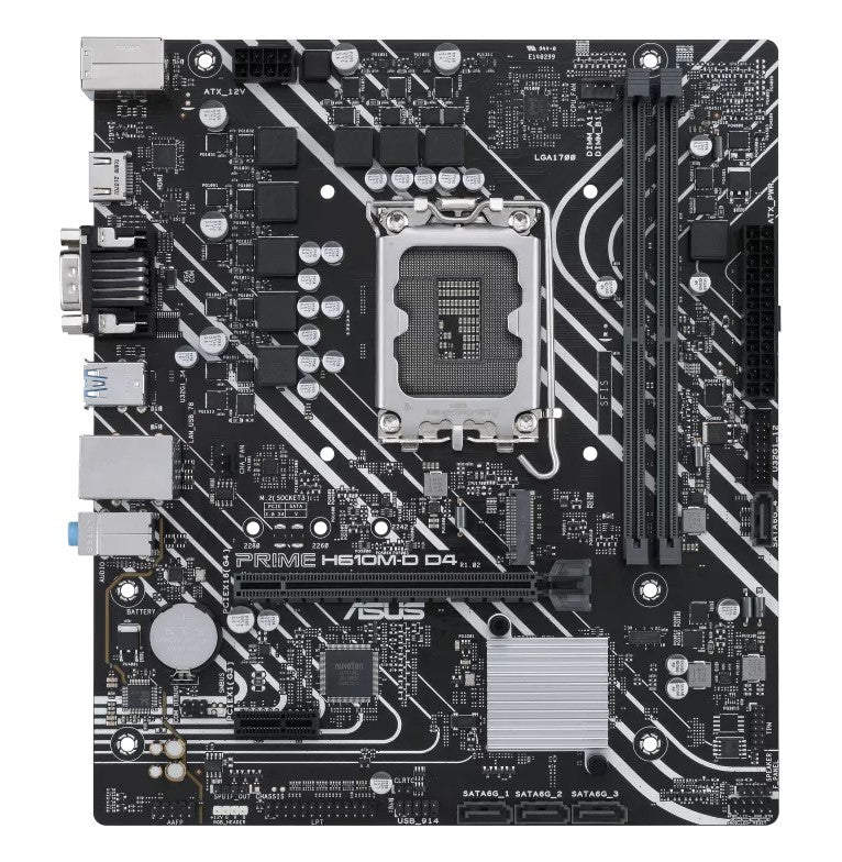 ASUS H610M Prime H610M-D D4-CSM Intel LGA 1700 mATX Motherboard