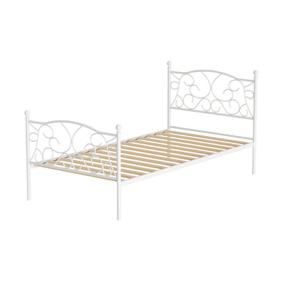 NNEDSZ Bed Frame Single Size Metal Frame GROA-0