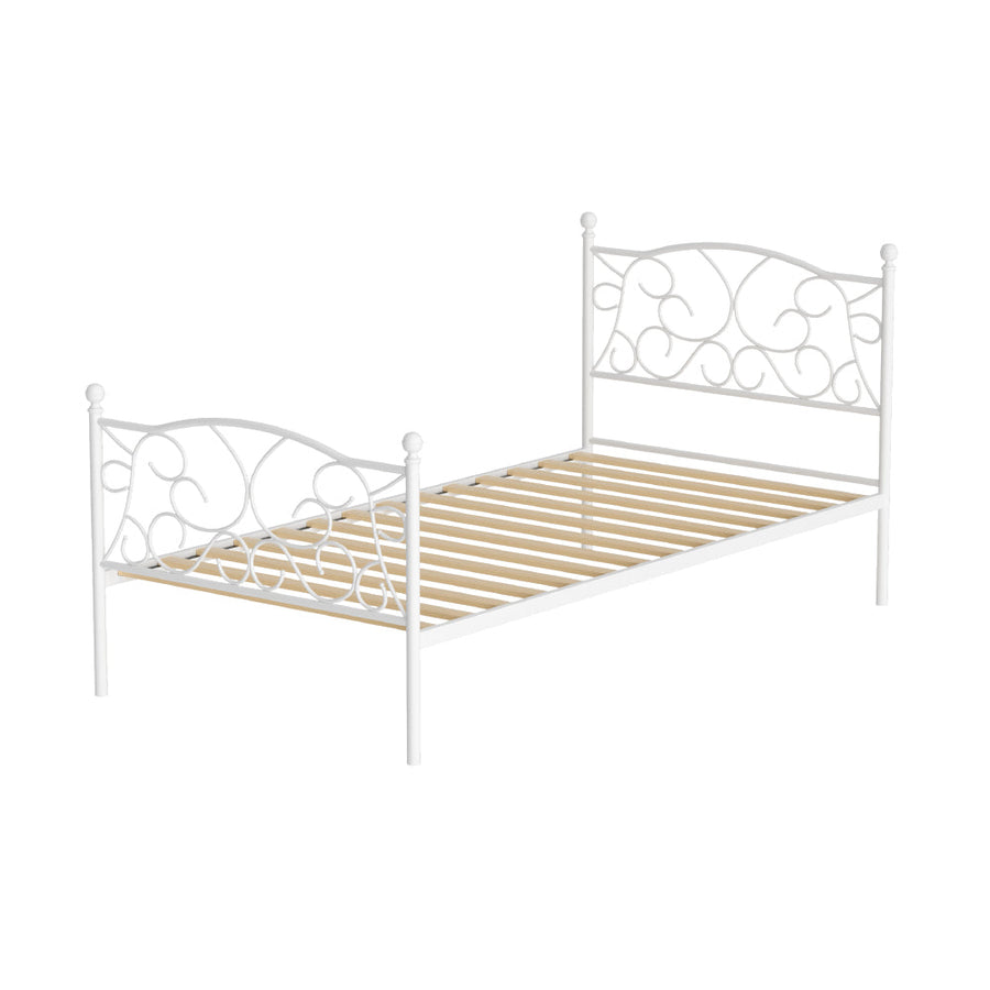 NNEDSZ Bed Frame Single Size Metal Frame GROA-0