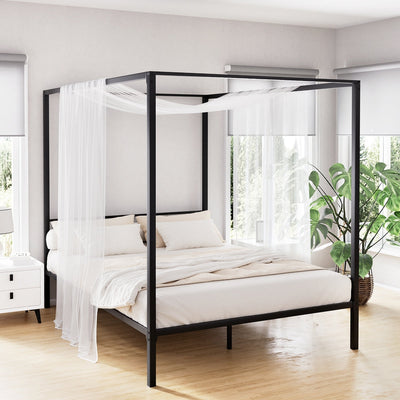 NNEDSZ Artiss Bed Frame Double Size Metal Bed Frame POCHY-0