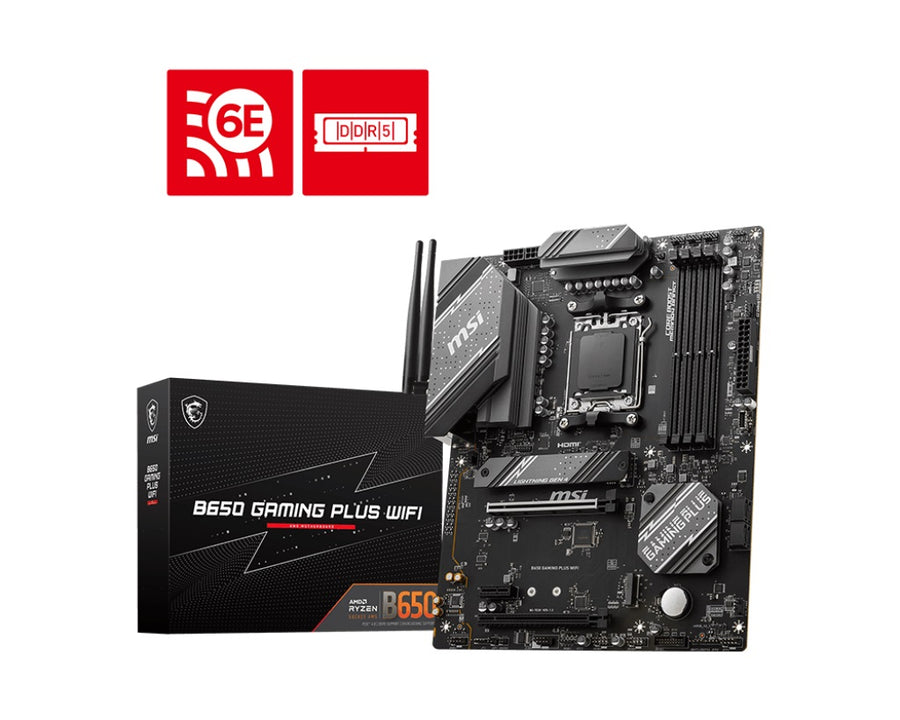 MSI MPG B650 Gaming PLUS WIFI AMD AM5 ATX Motherboard