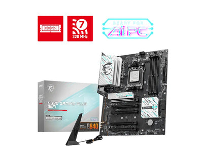 MSI B840 Gaming PLUS WIFI, AM5, 4x DDR5 256GB