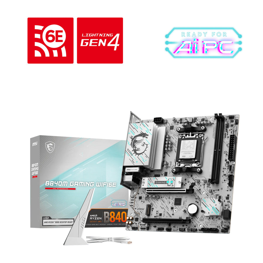 MSI B840M Gaming WIFI6E, AMD B840