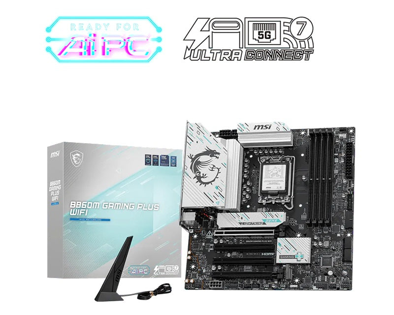 MSI B860M Gaming PLUS WIFI, Intel B860