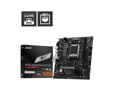 MSI PRO A620AM-B EVO ATX Motherboard