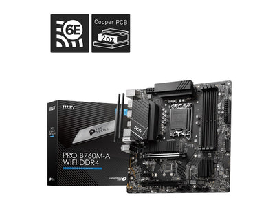 MSI PRO B760M-A WIFI DDR4 mATX Motherboard