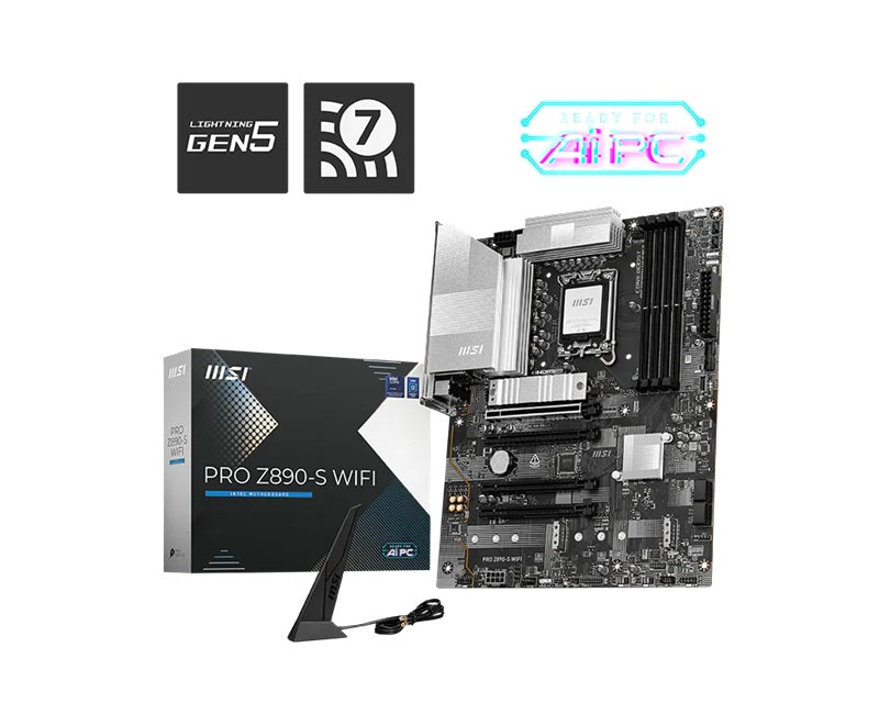 MSI PRO Z890-S WIFI, Intel Z890, 4x DDR5 256GB