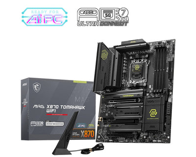 MSI MAG X870 Tomahawk WIFI, AMD AM5 ATX Motherboard 4x DDR5~256GB