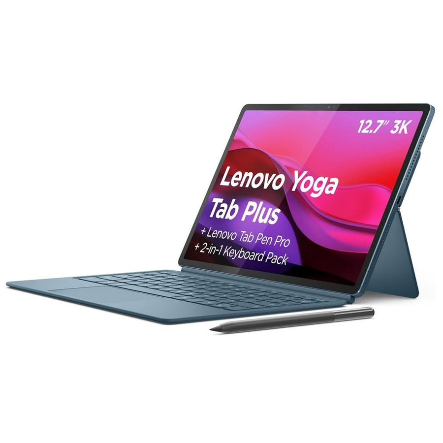 Lenovo Yoga Tab Plus AI Wi-Fi 12.7" 16GB/512GB with Keyboard & Pen - Tidal Teal(ZAEG0045AU)