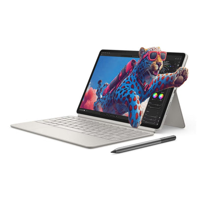 Lenovo Yoga Tab 11.1" 256GB/12GB Wi-Fi Tablet w/ Keyboard back & Pen - Seashell - White (ZAG60143AU) 13MP/8MP