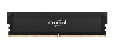 Micron (Crucial) Crucial Pro 16GB (1x16GB) DDR5 UDIMM 6400MHz CL32 Black Heat Spreader Support Intel XMP AMD Ryzen Deskt
