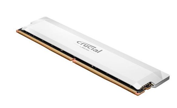 Micron (Crucial) Crucial Pro 16GB (1x16GB) DDR5 UDIMM 6400MHz CL32 White Heat Spreader Support Intel XMP AMD Ryzen Deskt