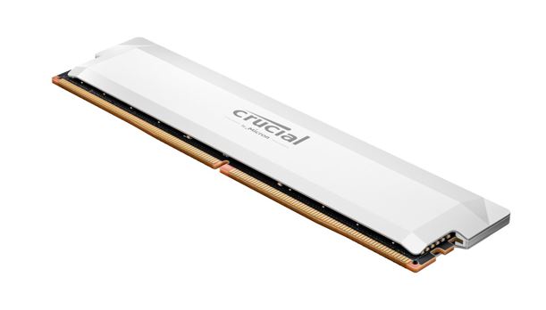 Micron (Crucial) Crucial Pro 16GB (1x16GB) DDR5 UDIMM 6400MHz CL38 White Heat Spreader Support Intel XMP AMD Ryzen Deskt