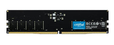 Micron (Crucial) Crucial 32GB (1x32GB) DDR5 UDIMM 4800MHz CL40 Desktop PC Memory Tray
