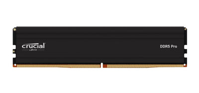Micron (Crucial) Crucial Pro 32GB (1x32GB) DDR5 UDIMM 6000MHz CL40 Black Heat Spreader Overclocking Support Intel XMP AM
