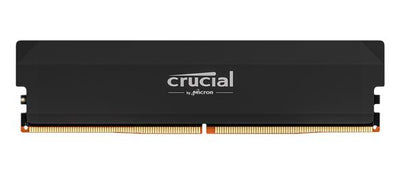 Micron (Crucial) Crucial Pro 32GB (1x32GB) DDR5 UDIMM 6400MHz CL40 Black Heat Spreaders Overclocking Support Intel XMP A