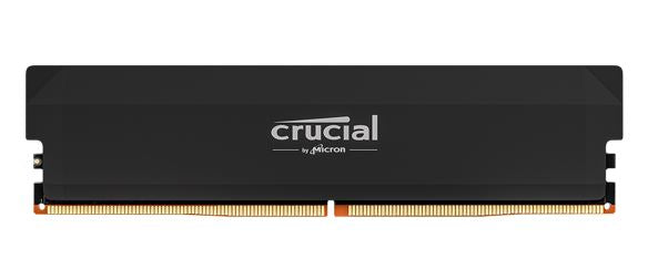 Micron (Crucial) Crucial Pro 32GB (1x32GB) DDR5 UDIMM 6400MHz CL40 Black Heat Spreaders Overclocking Support Intel XMP A