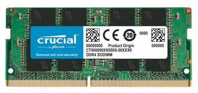 Micron (Crucial) Crucial 16GB (1x16GB) DDR4 SODIMM 3200MHz CL22 1.2V Single Ranked Notebook Laptop Memory RAM