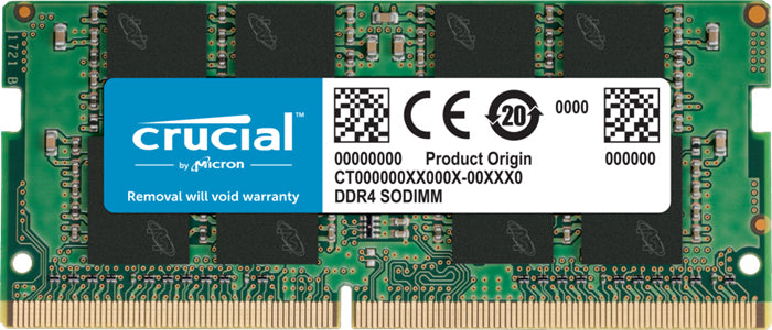 Micron (Crucial) Crucial 8GB (1x8GB) DDR4 SODIMM 3200MHz CL22 1.2V UnRanked Notebook Laptop Memory RAM ~CT8G4SFS832A