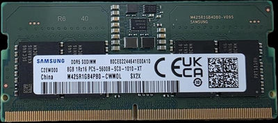 Astrotek Samsung OEM 8GB (1x8GB) DDR5 SODIMM 5600MHz C46 1.1V Notebook Laptop Memory (ex-demo) 3yr wty ~similar to Hynix
