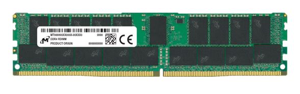 Micron (Crucial) Micron 64GB (1x64GB) DDR4 RDIMM 3200MHz CL22 2Rx4 ECC Registered Server Memory 3yr wty