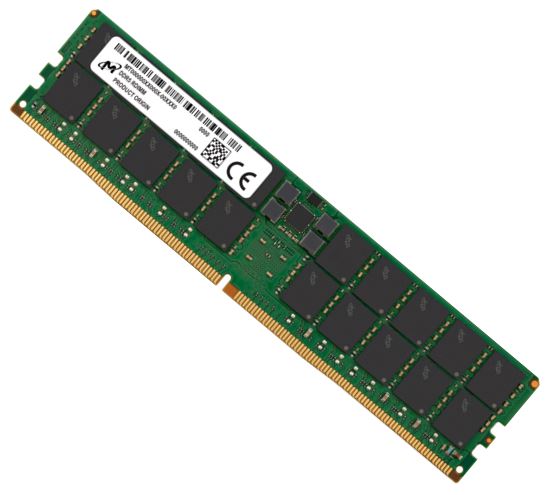 Micron (Crucial) Micron 96GB (1x96GB) DDR5 RDIMM 4800MHz CL40 2Rx4 ECC Registered Server Data Center Memory 3yr wty