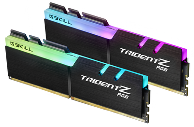 G.SKILL F4-3600C18D-32GTZR 32GB (2 x 16GB)/ PC4-28800 / DDR4 3600 Mhz/ Timings 18-22-22-42/ Voltage 1.35V/ Trident