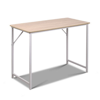 NNEDSZ  Minimalist Metal Desk - White-0