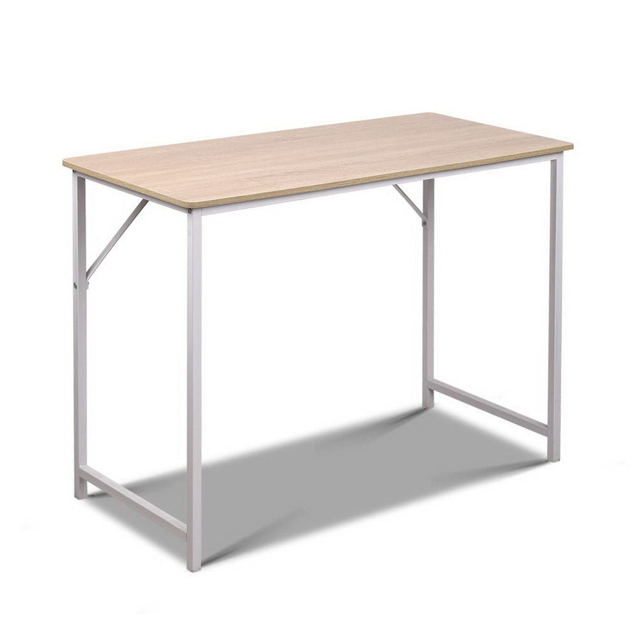 NNEDSZ  Minimalist Metal Desk - White-0