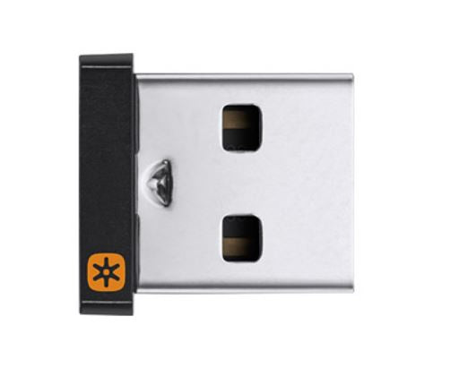 Logitech USB Unifying Receiver Connects Wireless Keyboard Mouse Multiple 6 Devices to Your Computer 10m Range Tiny