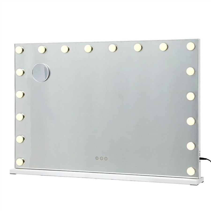 Embellir 90x60cm Makeup Mirror Large Hollywood Vanity Mirror with 18 Dimmable LED Bulbs