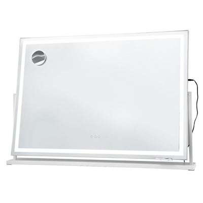 Embellir 100x70cm Makeup Mirror 360 degree Rotatable Vanity Mirror 10x magnifing