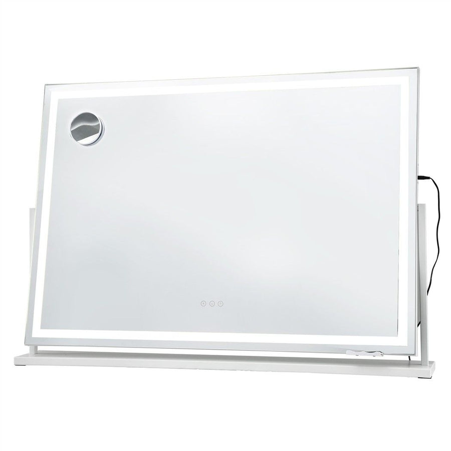 Embellir 100x70cm Makeup Mirror 360 degree Rotatable Vanity Mirror 10x magnifing
