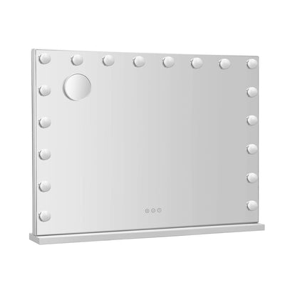 NNEDSZ Makeup Mirror 80x58cm Hollywood Vanity with LED Light Tabletop Wall-0