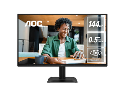 AOC 27E40L 27" IPS, FHD 1920x1080 144Hz, 4ms, 300 cd/m2, 1500:1, HDMI + DP, 178 deg, VESA 100