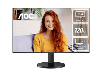 AOC 27" IPS Q27B3CF3 2560x1440 120Hz, 1ms MPRT, 350 nits, sRGB 116%, USB-C 65W, HDMI 2.0, height adjustable
