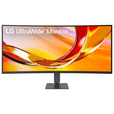 LG 34" UltraWide WQHD Curved 144Hz Monitor 3440x1440, 1800R, sRGB 99%, HDR10, 2x HDMI
