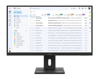 Lenovo ThinkVision E27-40 27" FHD IPS Monitor 1920x1080 16:9 4ms 100Hz Anti-glare Tilt Swivel Pivot Height Adjust
