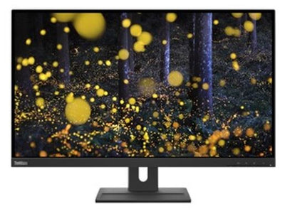 Lenovo ThinkVision E27q-20 27" 75Hz QHD IPS Monitor 2K 2560x1440 16:9 4ms Height Adjustable Tilt Swivel Pivot DP