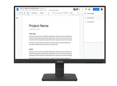 Lenovo ThinkVision S22-4E 21.5" FHD IPS Monitor 1920x1080 100Hz 16:9 4ms Anti-Glare Titl VGA HDMI VESA 3yr wty