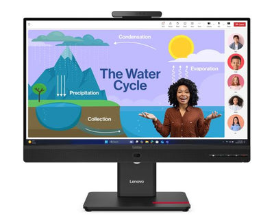 Lenovo ThinkVision T24D-4V 23.8"/24" FHD IPS Monitor 1920x1080 16:9 Height Adjustable Tilt Swivel Pivot DP HDMI