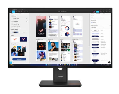 Lenovo ThinkVision T32UD-40 31.5"/32" 60Hz UHD IPS Monitor 4K 3840x2160 16:9 Height Adjustable Tilt Pivot Swivel