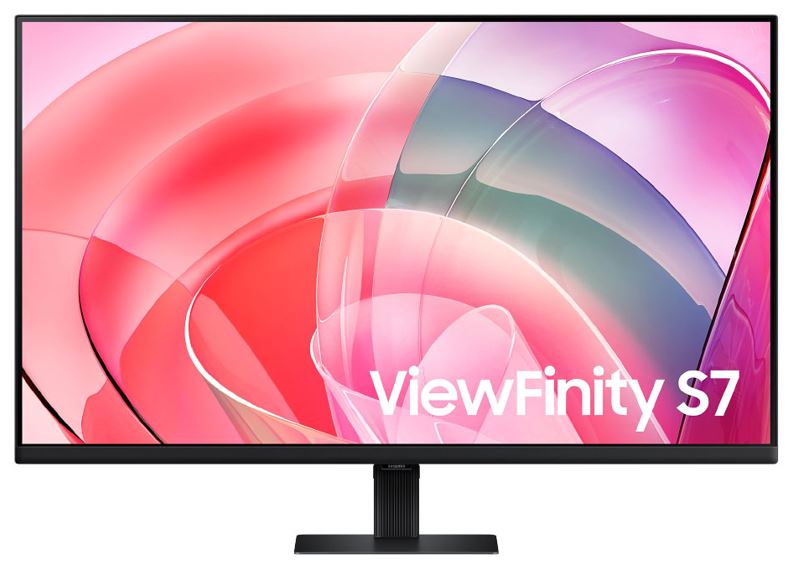 Samsung ViewFinity S7 27" 4K UHD IPS Monitor 3840x2160 16:9 5ms PiP HDR10 DP HDMI USB-A Tilt VESA Eye Saver Mode