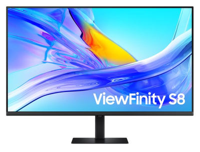 Samsung 37" ViewFinity S8 UHD 4K 3840x2160 HDR10 16:9 60Hz 5ms 350 nits HDR DP HDMI USB-C HUB 90W Dock LAN HAS