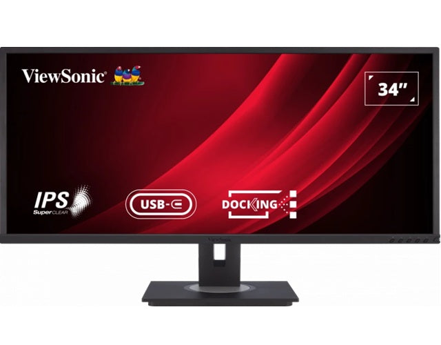 ViewSonic 34" WQHD 3440 x 1440, USB-C Docking