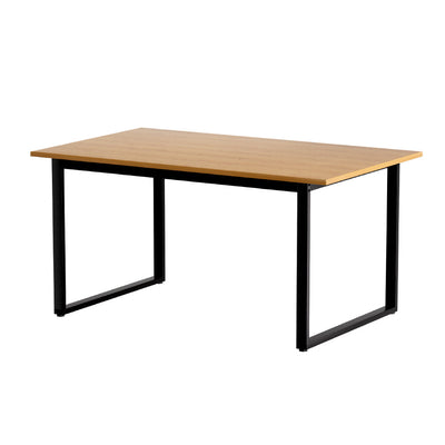 NNEDSZ Artiss Dining Table 6 Seater Kitchen Cafe Rectangular Wooden Table 150CM-0