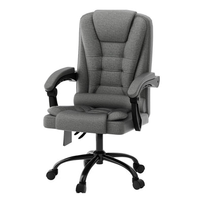 NNEDSZ 2 Point Massage Office Chair Fabric Black-0